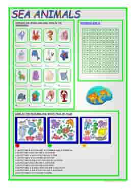 ESL-EFL-downloadable-printable-worksheets-practice-exercises-and-activities-to-teach-about-sea-animals-crossword-insects-and-reptiles-games