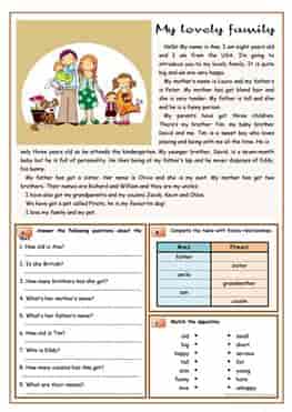 ESL-EFL-downloadable-printable-worksheets-practice-exercises-and-activities-to-teach-about-family-members-reading-comprehension-exercises
